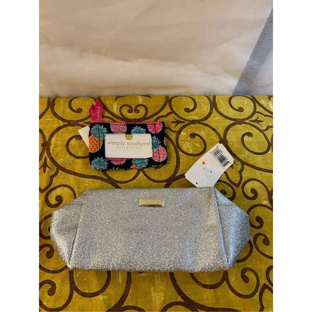 Simply southern‎ glitter cosmo bag and ID card holder
